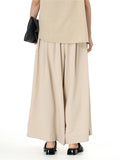 Women's Casual Pleated Wide Leg Pants