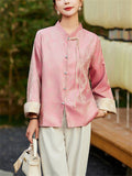 Chinese Style Paisley Jacquard Jacket for Ladies