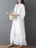 Women's Comfy Zen Style Flowy Linen Outfits