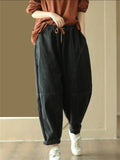 Women's Sports Casual High-Rise Autumn Drawstring Harem Pants