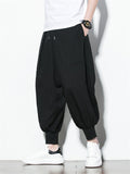 Men's Casual Breathable Ankle-Tied Baggy Lantern Pants