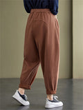 Women's Casual All Match Cozy Cotton Harem Pants