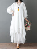 Women's Comfy Zen Style Flowy Linen Outfits