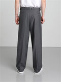 Fashion Loose Straight Wide Leg Dress Pants for Men