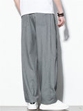 Men's Japanese Style Straight Leg Casual Pants