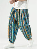 Men's Bohemian Style Print Summer Oversized Lantern Pants