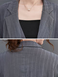 Women's Korean Style Single Breasted Casual Loose Blazer Jackets