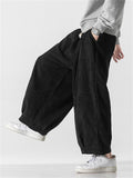 Men‘s Japanese Inspired Loose Corduroy Pants