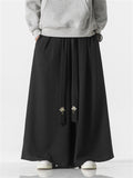 Men's Comfort Wide Leg Linen Hakama Pants