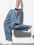 Men's Comfy Drawstring Solid Color Summer Pants