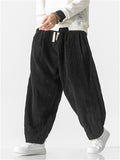 Men's Oversized Warm Corduroy Pants