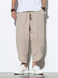 Oversized Hard-wearing Plain & Stripe Pants for Male