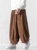 Men‘s Japanese Inspired Loose Corduroy Pants