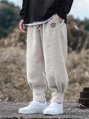 Men's Warm Fashion Wool Pants for Winter