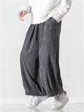 Men‘s Japanese Inspired Loose Corduroy Pants