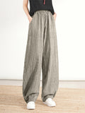 Retro Tie Dye High-Rise Trousers for Ladies