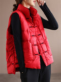 Women's Winter Warm White Duck Down Vest