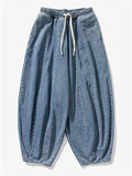 Japanese Style Plus Size Lantern Jeans for Men