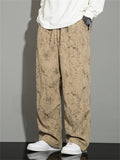 Male Unique Camouflage Leisure Corduroy Trousers