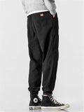 Men's High Street Style Casual Ankle Tied Cargo Pants