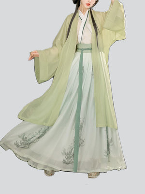 Ladies Silky Comfort Chinese Song Dynasty Dresses