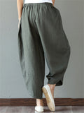 Women's Ethnic Style Patchwork Wide-leg Pants