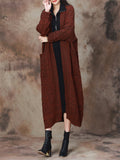 Women's Retro Autumn Winter Cardigan Sweater Coats