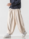 Men‘s Japanese Inspired Loose Corduroy Pants