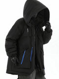 Men's Cool High Street Windproof Techwear Winter Coat