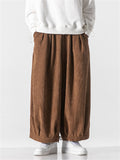 Men‘s Japanese Inspired Loose Corduroy Pants