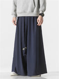 Men's Comfort Wide Leg Linen Hakama Pants