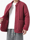 Men's Chinese Style Reversible Cotton-padded Coats