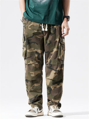 Men's Summer Loose Fit Camouflage Cargo Pants