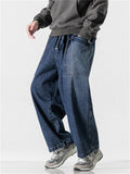 Trendy Relaxed Fit Cargo Jeans for Male