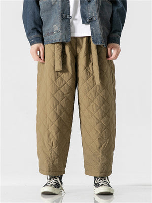 Men's Warm Cotton Pants for Winter