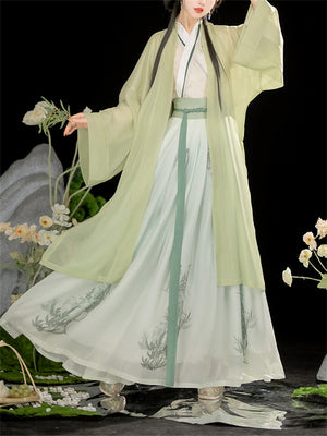 Ladies Silky Comfort Chinese Song Dynasty Dresses