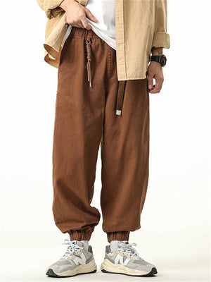 Men's Vintage Casual Ankle-tied Cargo Pants