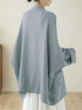 Women's Zen Style Mid Length Open Front Linen Jackets