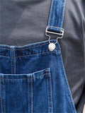 Men's Classic Wear Resistant Loose Denim Overalls