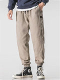 Men's High Street Style Casual Ankle Tied Cargo Pants