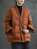 Women's Super Warm White Duck Down Coats for Winter