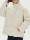 Men's Street Fashion Warm Cotton Padded Corduroy Coats