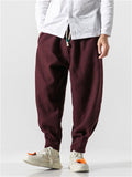 Men's Comfort Textured Thickened Faux Woolen Pants