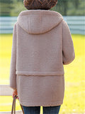 Middle-aged and Elderly Women's Cosy Faux Lamb Wool Coats