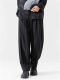 Chinese Style Bamboo Fiber Cozy Simple Long Pants