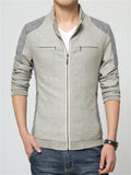 Men's Stylish Casual Zip Up Linen Jackets