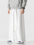 Men's Comfort Wide Leg Linen Hakama Pants