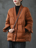 Women's Super Warm White Duck Down Coats for Winter