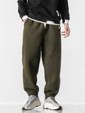 Men's Winter Trend Large Size Faux Woollen Sweatpants