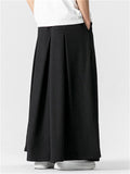 Male Super Loose Wide Leg Solid Color Pants